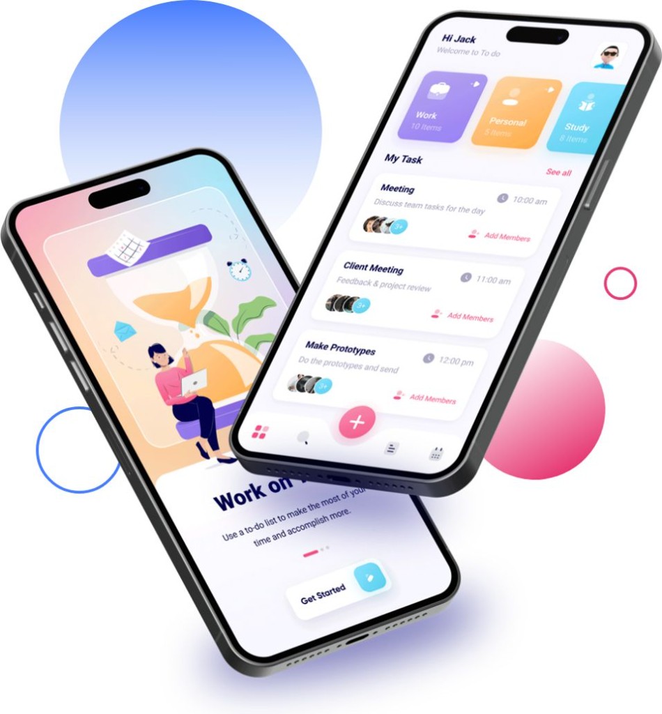 Mobile app development preview